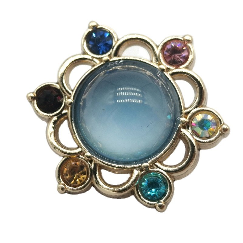 Factory supply fashion shanks rhinestone decorative diamond and pearl buttons