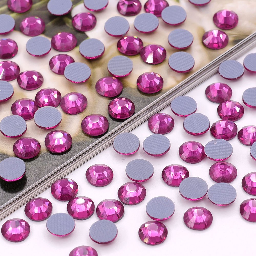Factory direct delivery hot fix rhinestones bulk ss10 high quality flat back rhinestone for nail decorate