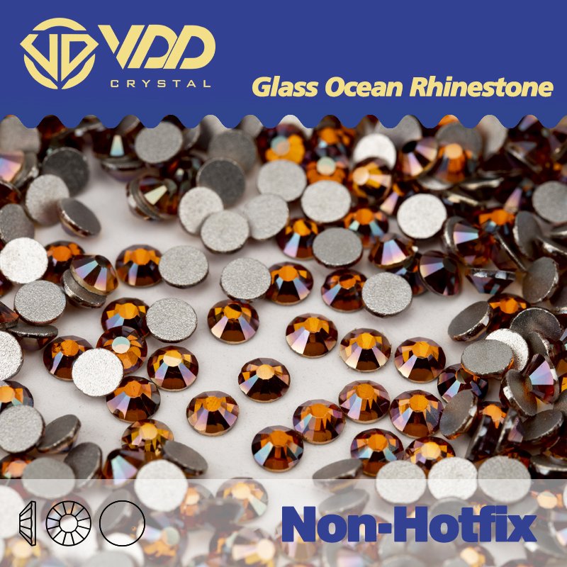 VDD 126 Sun Star SS4-SS30 Glass Rhinestones Crystal Flatback Strass Glitter Diamond Stones For DIY Nail Art Crafts Decorations