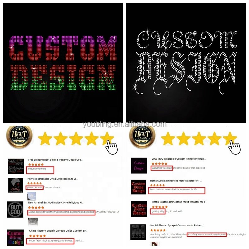New Custom Rhinestone Transfer Eagle Design BlingNFL Iron On Hotfix Rhinestone Transfer Iron on Design Motif for Adults