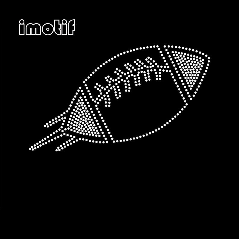 Bling hotfix iron on patches buffalo football rhinestone heat transfer design for t shirt hoodie