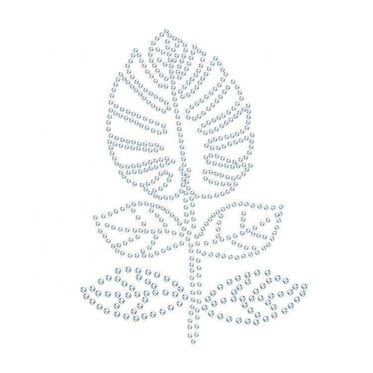 Hot Press Rhine Stone Stickers Supplier Custom DIY Pattern Logo Sheets Heat Transfer Applique Rhinestones for Clothing