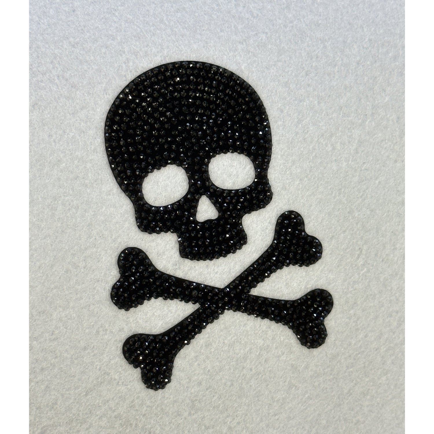 Iron On Label Custom Skull Brand Logo Bling Rhinestone Transfer For Hoodies Tank Tops Tshirts Hate