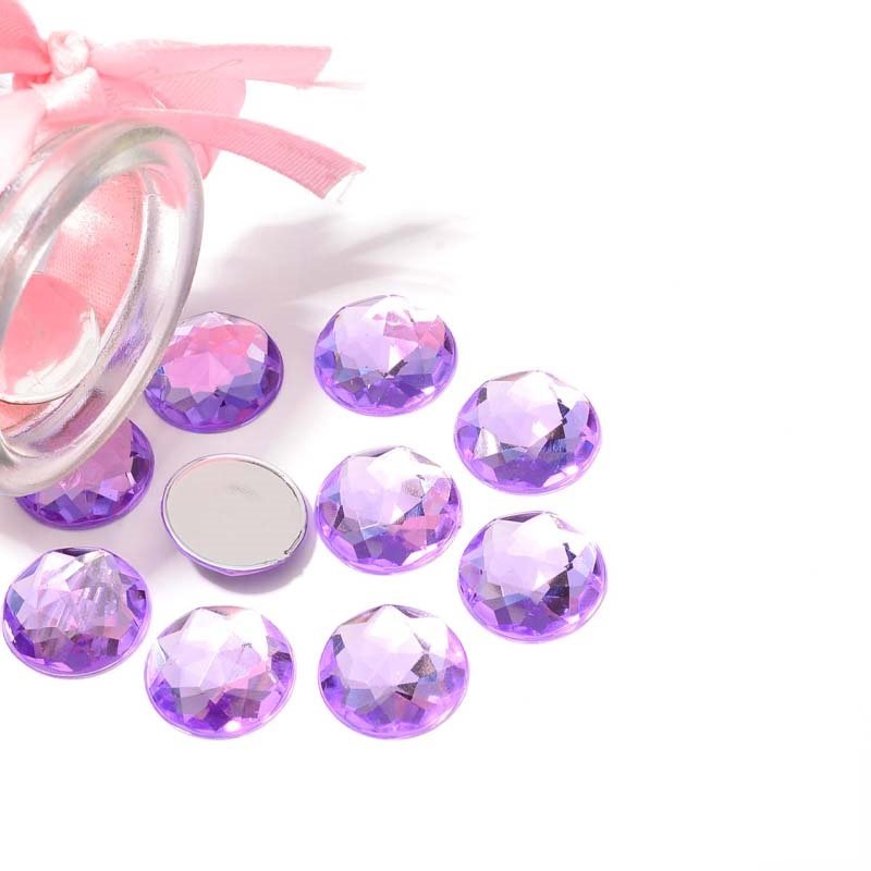 round flat back chamfer face 8MM 10MM 12MM 14MM 16MM 18MM 20MM 22MM 25MM 30MM acrylic rhinestone beads
