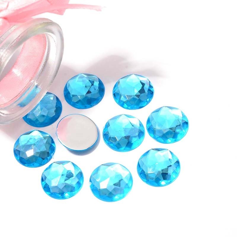 round flat back chamfer face 8MM 10MM 12MM 14MM 16MM 18MM 20MM 22MM 25MM 30MM acrylic rhinestone beads