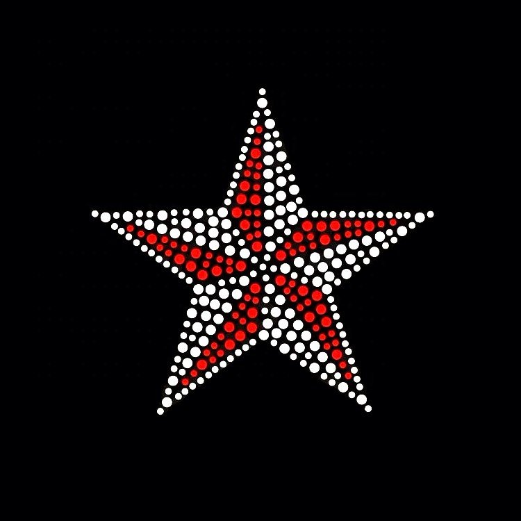 Custom Different Color Rhinestone Transfer Stone Templates Hot Fix Motif Appliques Shoes Rhinestone Heat Transfer Designs