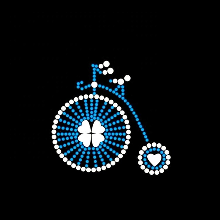 Custom Different Color Rhinestone Transfer Stone Templates Hot Fix Motif Appliques Shoes Rhinestone Heat Transfer Designs