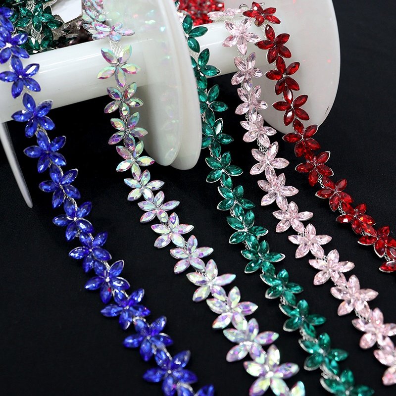D025 Top grade clear crystal body chain bridal with 10mm diamond chain rhinestone body chain