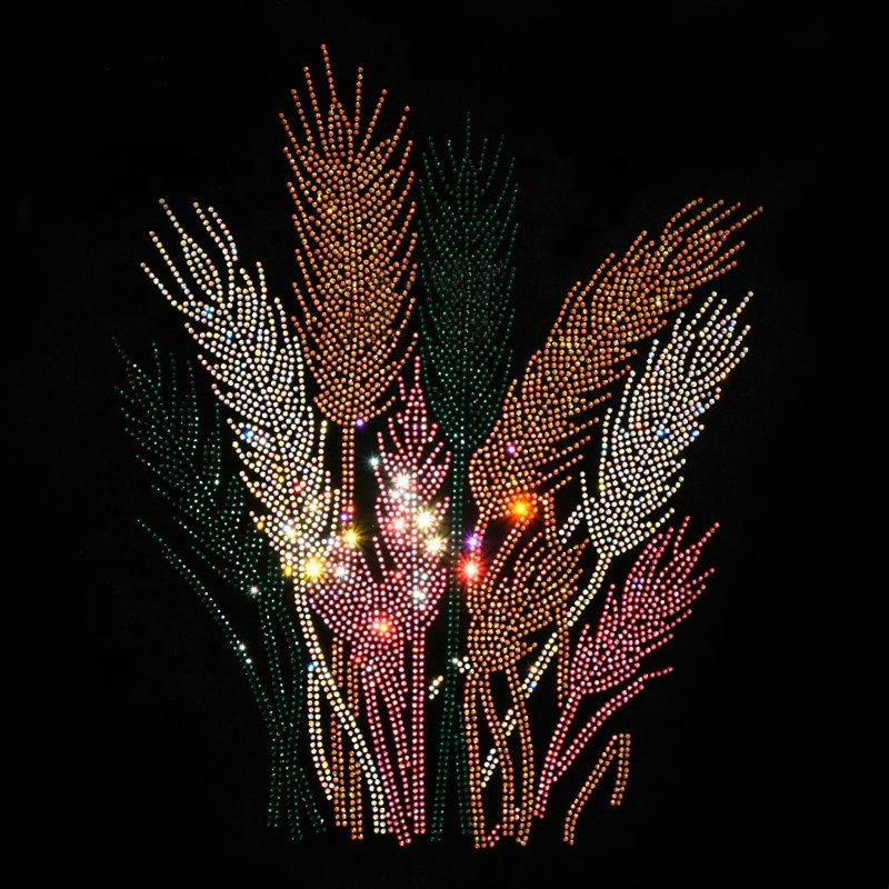 Hot Fix Iron On Custom Rhinestone Transfer Motif Rhinestone Template Hotfix Motif Transfer For DIY Shirt Heat Press Design