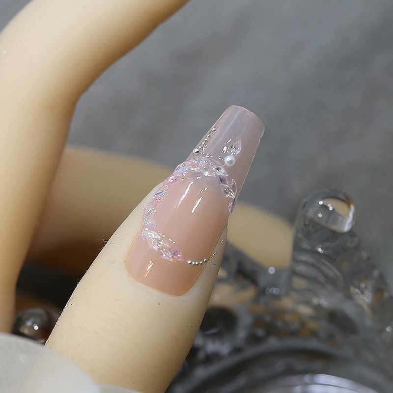 Popular Flat Back Rhombus Glass Nail Diamond Shiny Crystal Zircon Nail Charms Nail Art Rhinestone