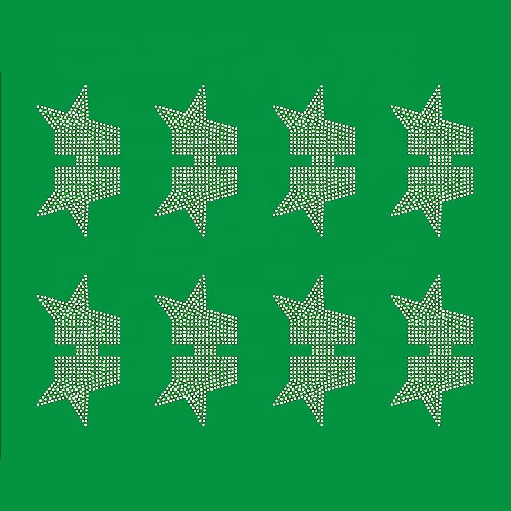 Customized Stone Pattern Board For Hot-fix Rhinestone DIY Logo Heat Transfer Board Rhinestone Design Template Boards