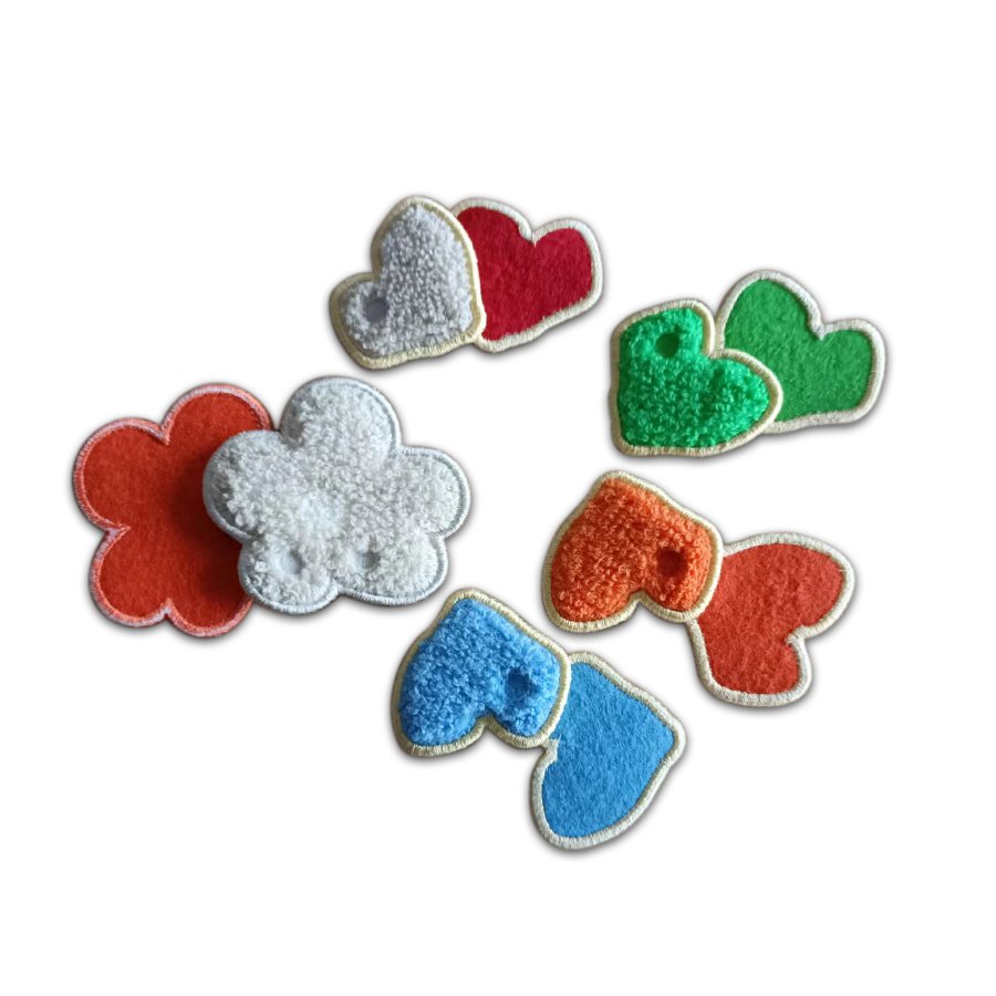 Personalized Custom Branded Logo Embroidery Letter Chenille Patches, chenille Badges sew on jacket&bag&cap