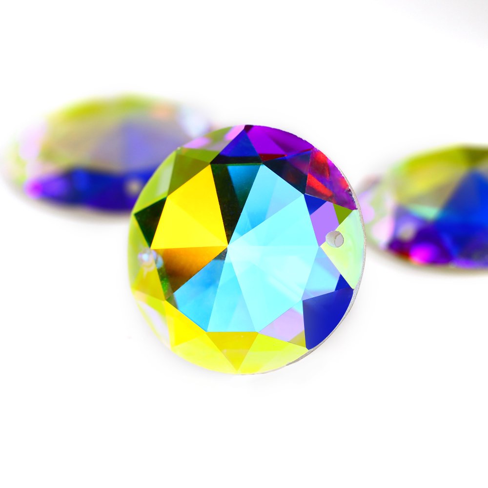 Dongzhou Flatback glass rhinestones round shape big size sew on glass stone wholesale lead-free glass for jewelry diy decoration