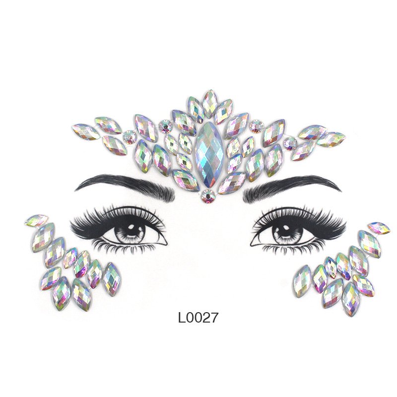 Festival Face Jewels stickers crystal Body jewels Glitter Rave Face Gems Rhinestones
