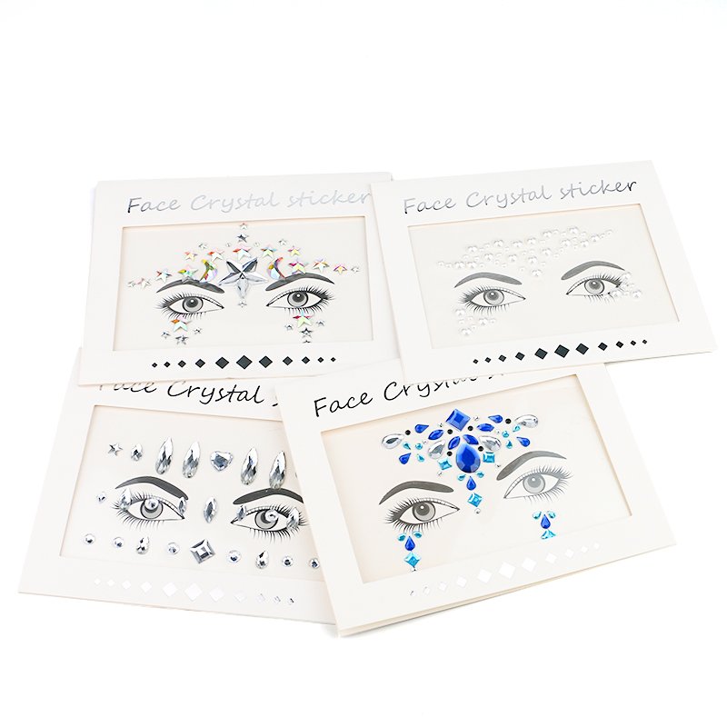 Festival Face Jewels stickers crystal Body jewels Glitter Rave Face Gems Rhinestones