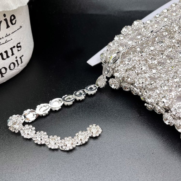 12MM Rhinestone Chain Diy Garments Diamond Accessory Chain Rhinestone Decorative Chain