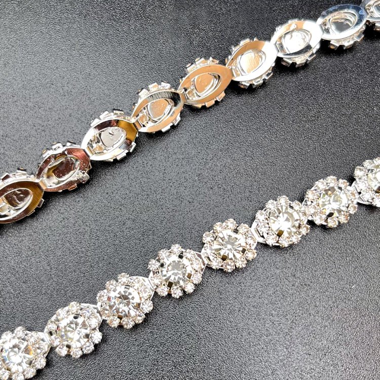12MM Rhinestone Chain Diy Garments Diamond Accessory Chain Rhinestone Decorative Chain