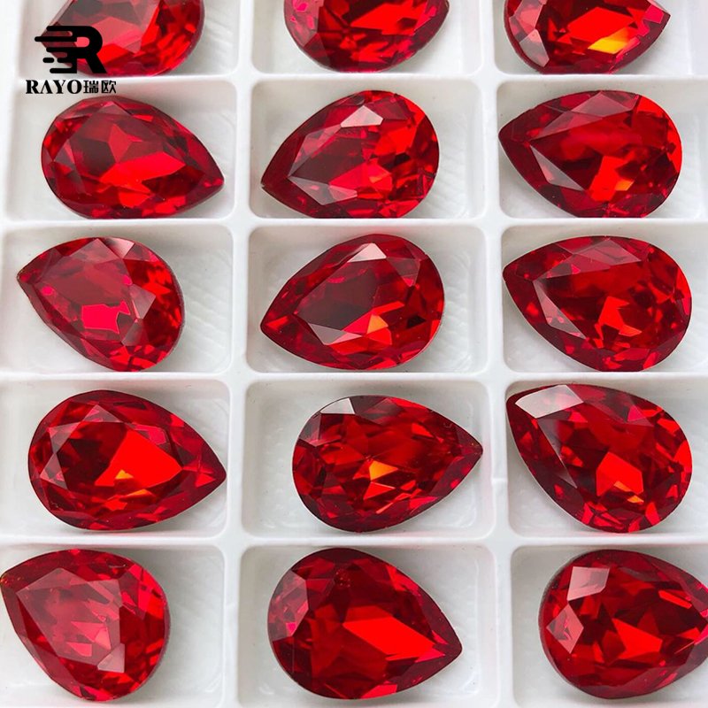 Sparking Point Back Crystal Beads Flat Glass Rhinestones with Popular Shapes for Jewelry Making for Sewing on Garments