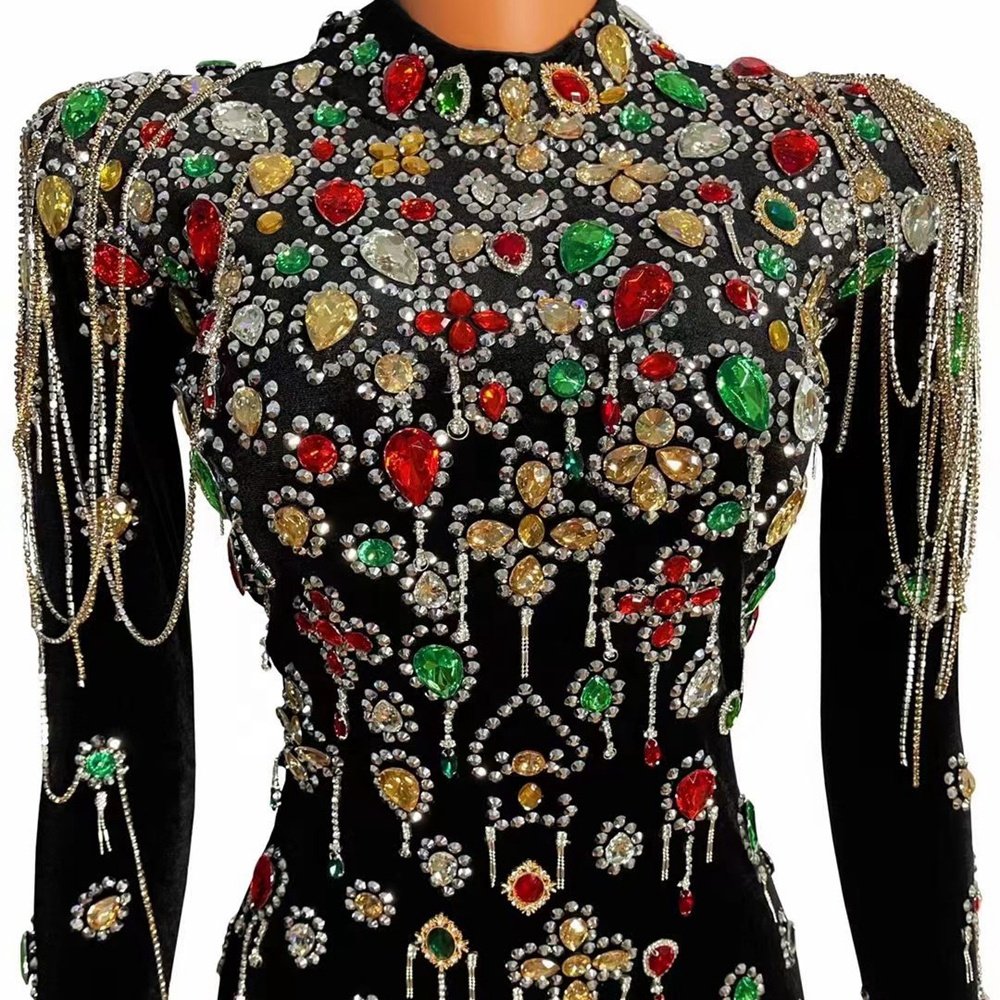 Oval Glass Sew on Rhinestone with Gold Claw Setting Crystal Button with Holes for Garment Jewelry Wedding Dress Accessories