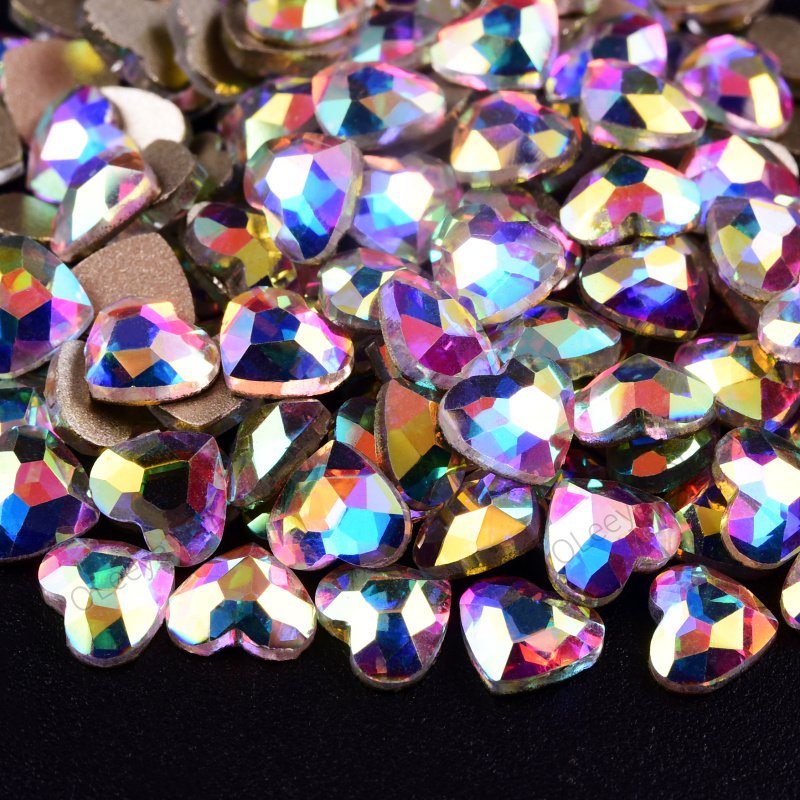 Wholesale 50 Shapes Glass Flat Back Stone K9 Fancy Craft Crystal K9 Fancy Nail Rhinestone For Nail Art Decoration Jewelry Making