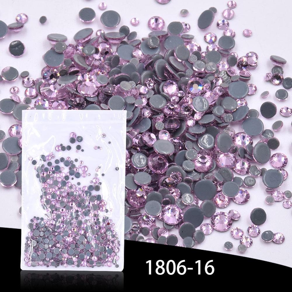 Crystal Glitter Hotfix Rhinestone Strass Iron Colors Garment Shoes Bags 10 Bags Hotfix Glass Rhinestones Hot Fix Crystal Stones