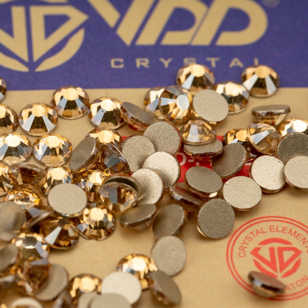 VDD Wholesale SS4-SS20 High Quality Glass Rhinestones Crystal Glod Back Flatback Strass Stones Nail Art DIY Crafts Decorations