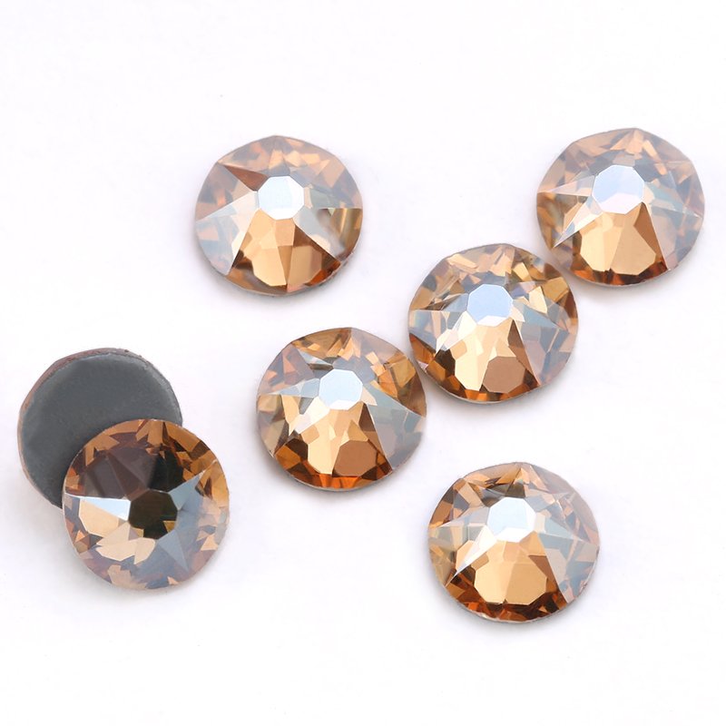 Qiao 2088 Hot fix Rhinestones Bulk SS3 SS4 SS5 SS6 SS8 SS16 SS20 SS30 Flatback 10ss hotfix rhinestone crystal ab for garments