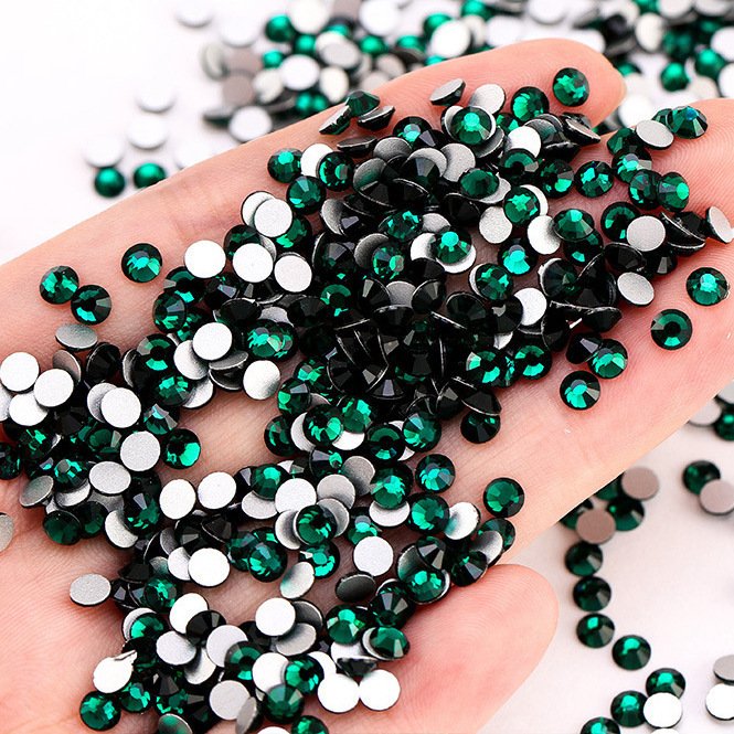 Flatback Best Quality Glass Peridot Rhinestones For Party Bags SS20 Crystal Light Green Rhinestones Wholesale