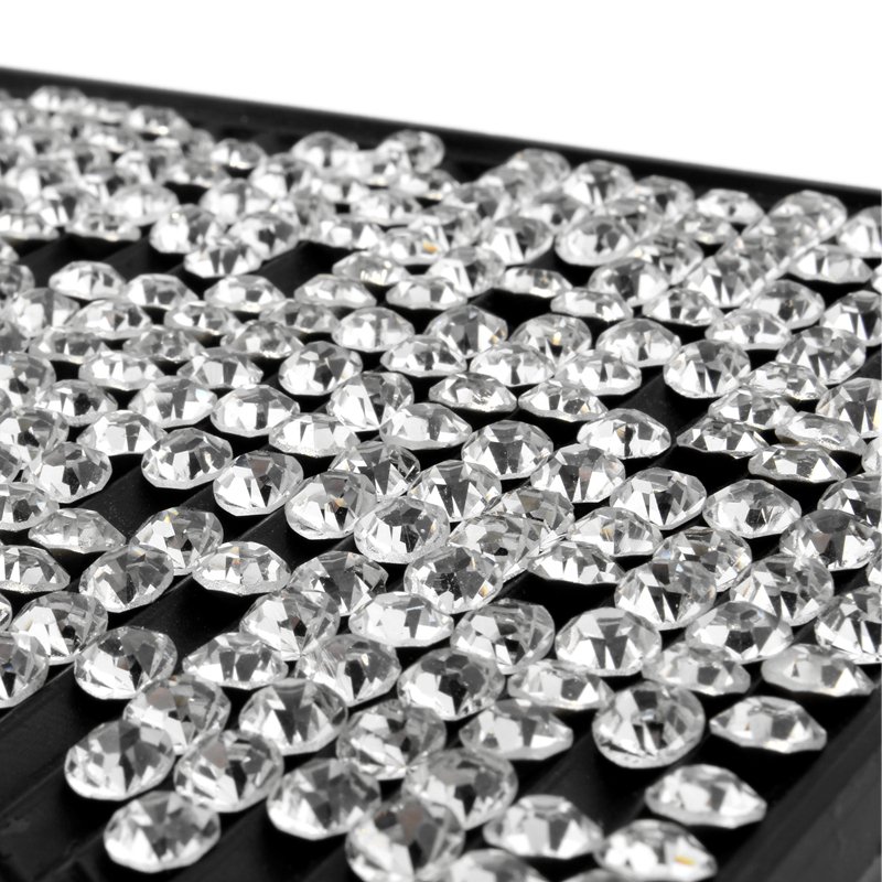 SS2-SS17 Clear White Crystals Pointback Rhinestones Glass Strass Pointed Crystal Stones for Clothes Craft Supplies Decoration