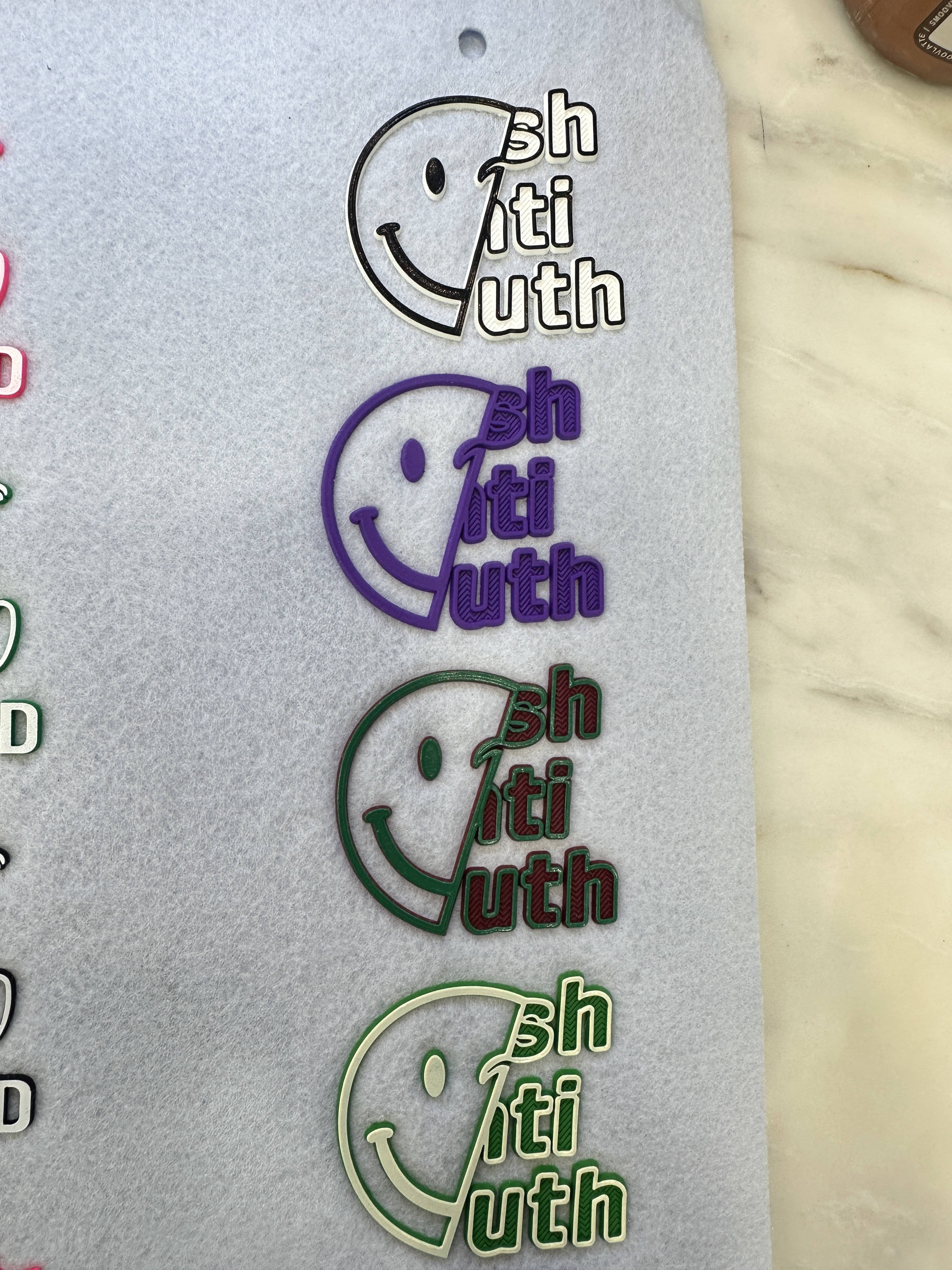 Free Sample Fashion Labels Heat Transfer Sticker Silicone Plating Garment Labels Raised Silicon 3D Smile Logo Printing 300pcs