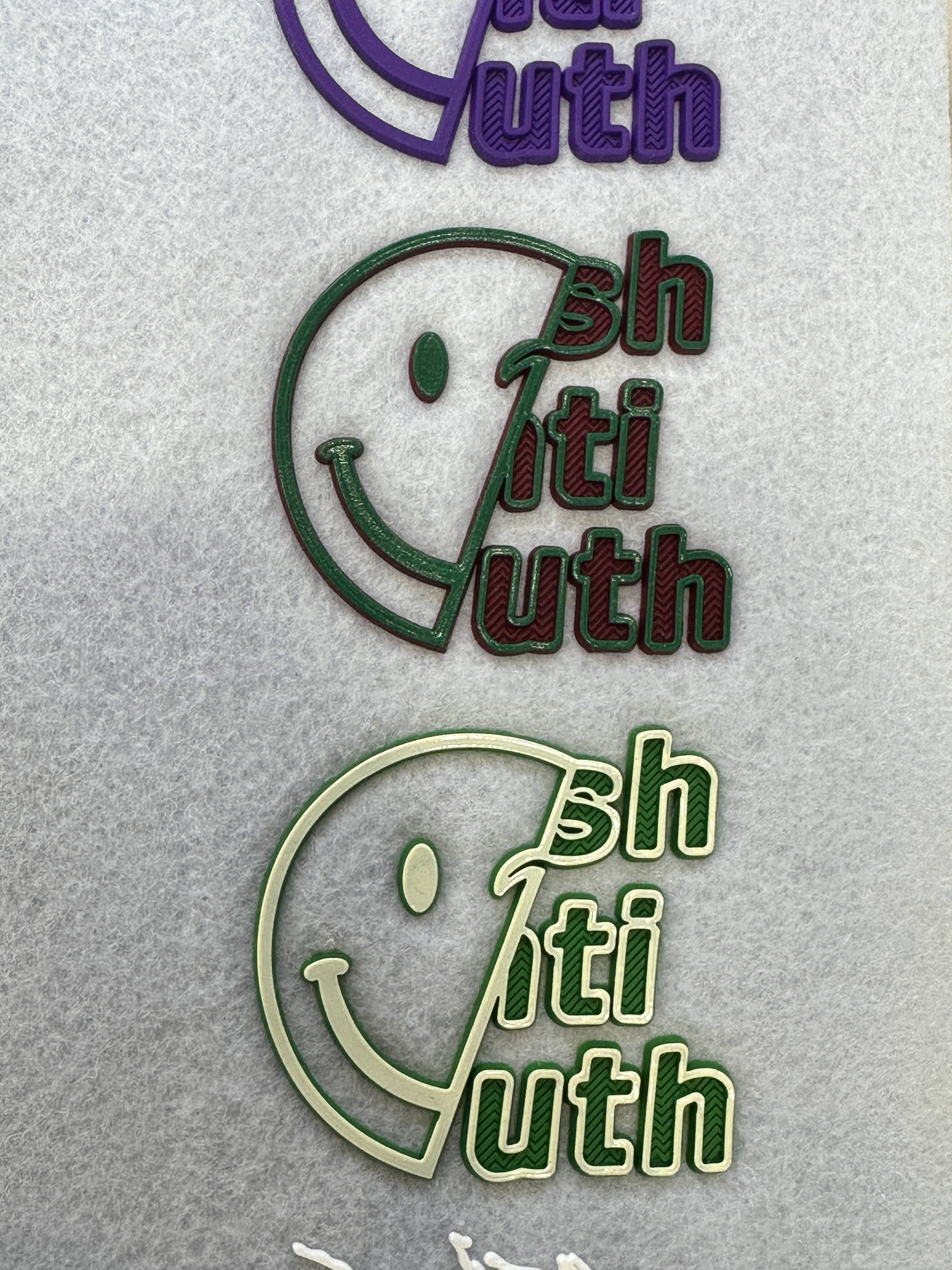 Free Sample Fashion Labels Heat Transfer Sticker Silicone Plating Garment Labels Raised Silicon 3D Smile Logo Printing 300pcs