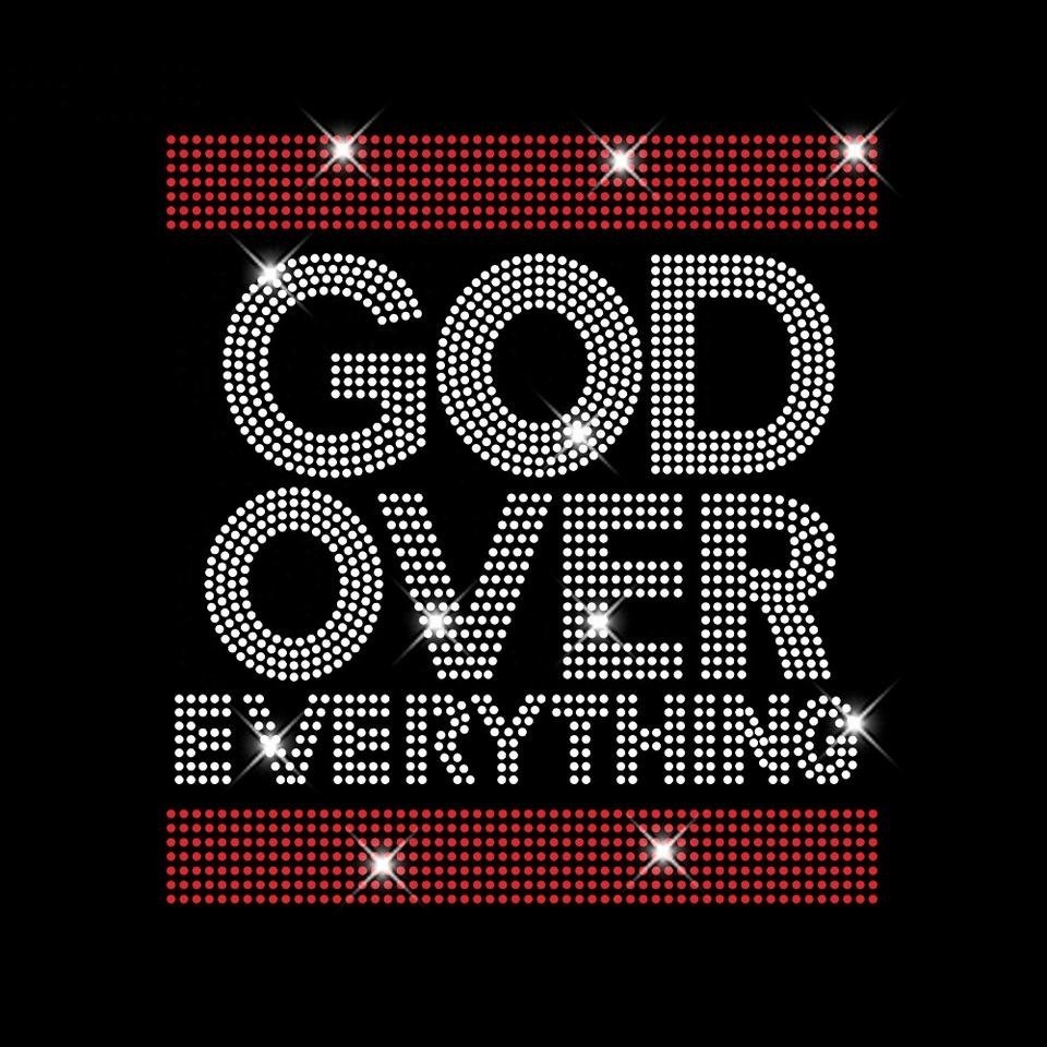 Aprise - Blessed by God Spoiled Designs Rhinestone Iron On Heat Transfer Motif