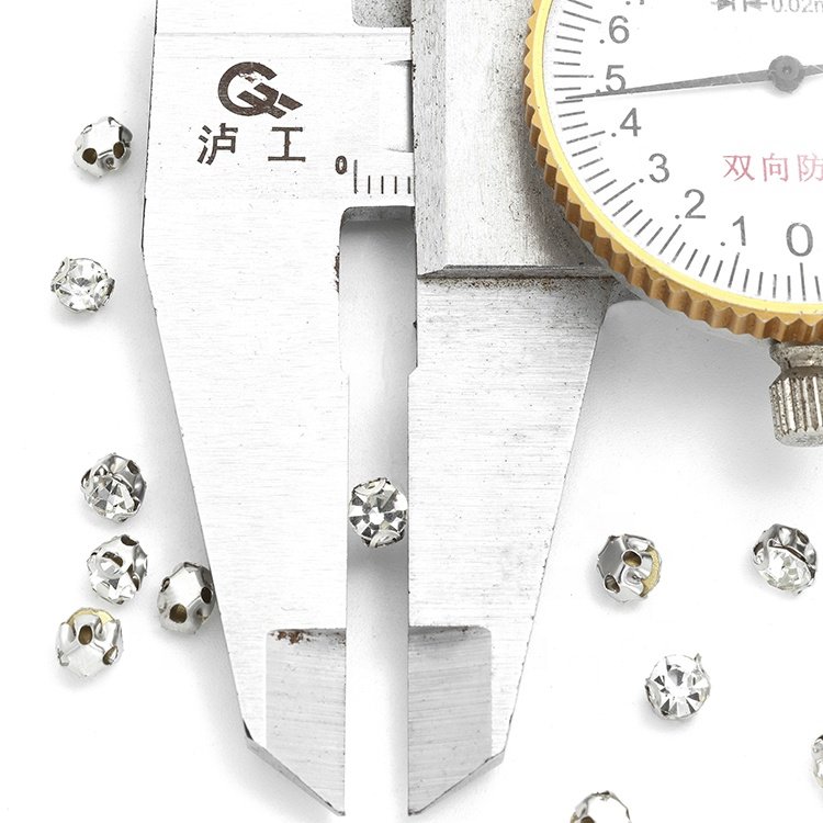 Wholesale 4MM 2D type claw drill DIY rhinestone garments trim auxiliary accessories crystal for claw