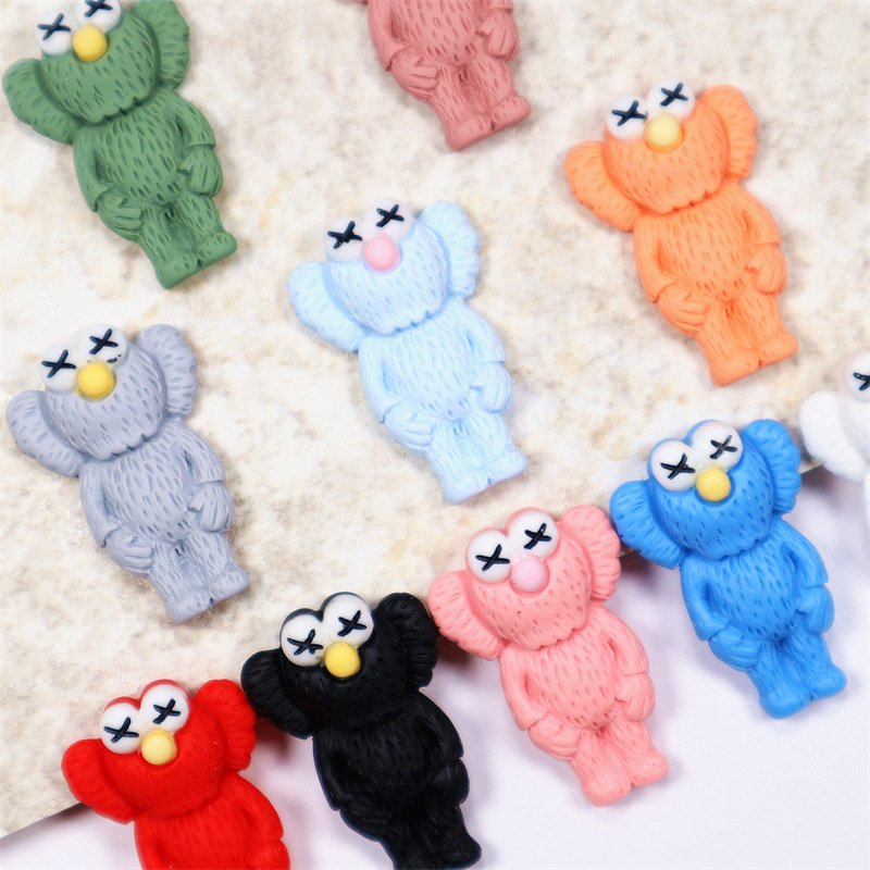 Cartoon Kawaii Nail Art Resin Charms Resin 3D Nail Jewelry Rhinestones For Nail Art Decoration