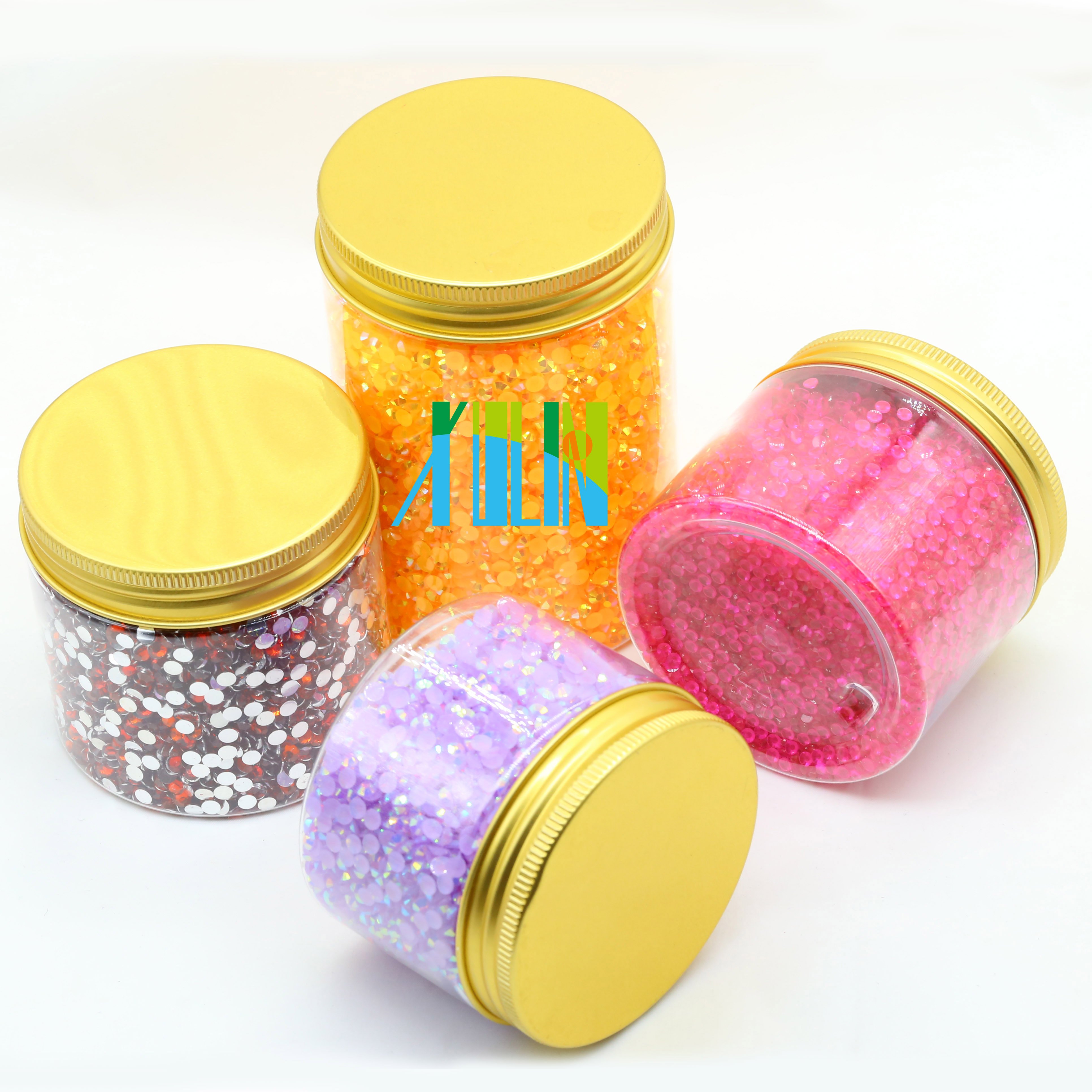 XULIN Provide Customized OEM ODM Service 2mm-6mm 120 Colors Choose Flatback Resin Rhinestone Wholesale