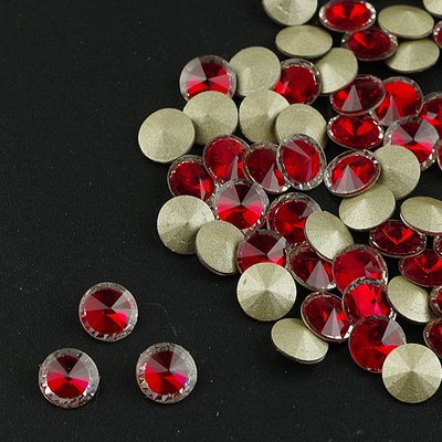 Rainbow AB Color 6mm 8mm RIVOLI CRYSTAL POINTED BACK Rhinestones