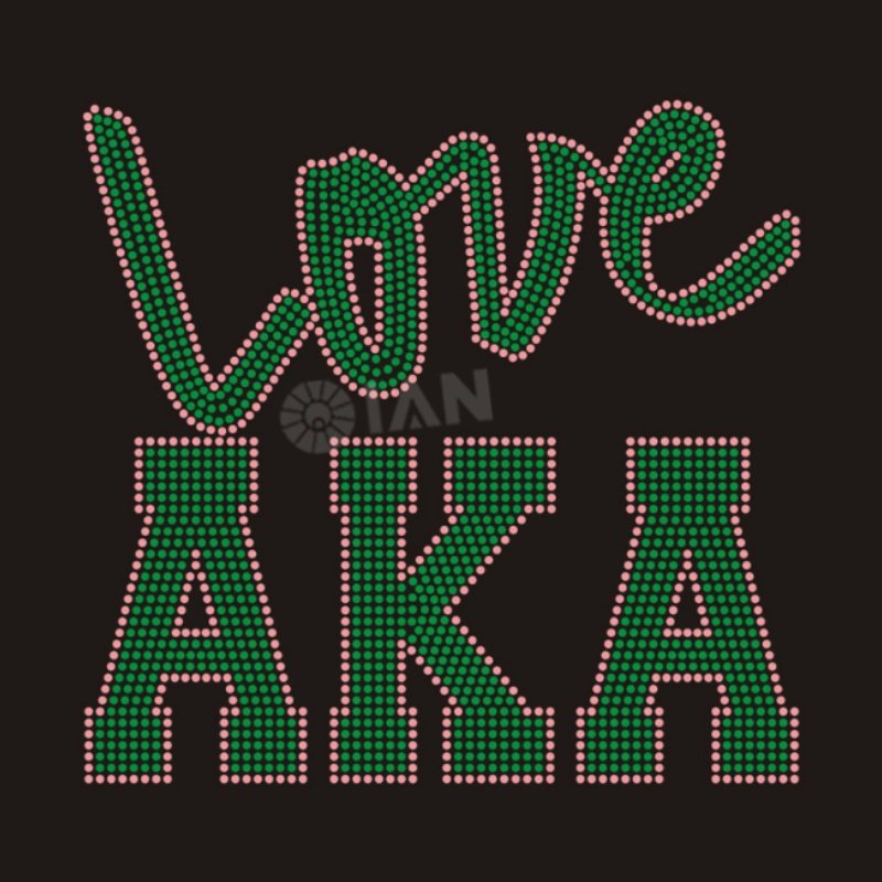 High Heel Sorority Design Iron On Rhinestone Transfer Hotfix AKA Transfer Motif Rhinestone For Clothing