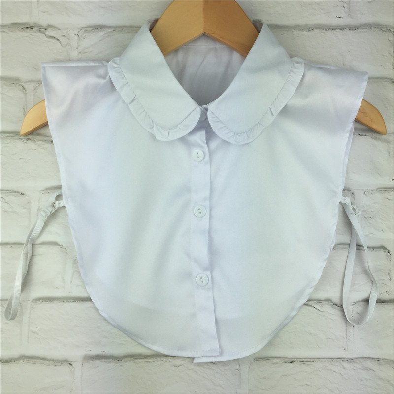 New Detachable Blouse Half Shirts Elegant Fashion Women Fake Collar with Rhinestone