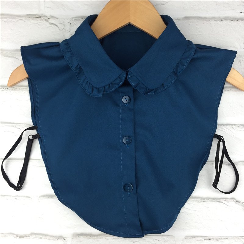 New Detachable Blouse Half Shirts Elegant Fashion Women Fake Collar with Rhinestone