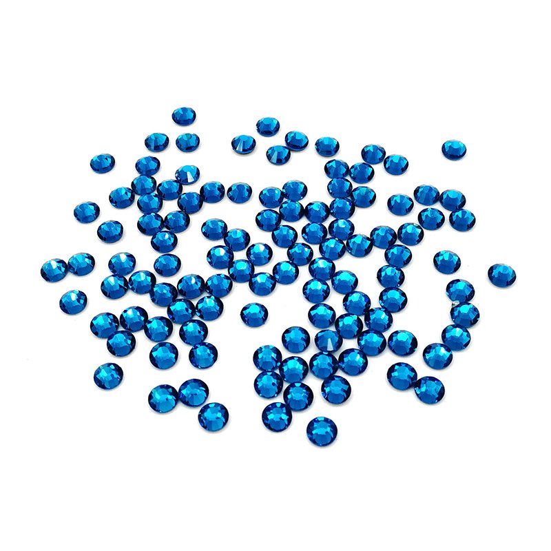 Multiple colors SS3 -SS34 Round AB Crystal Strass Stone Non Hotfix Flatback Glass Bulk Crystal Rhinestones For Cloth DIY Crafts