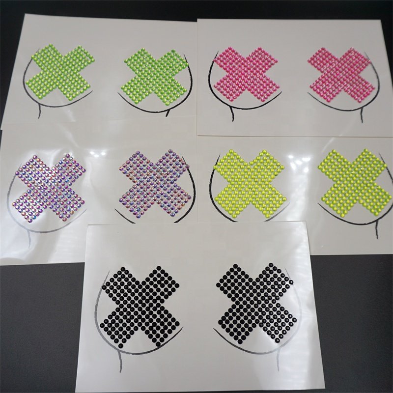 personalized Rhinestone Face Jewels Rave Party Body Gems Costumes Temporary Music Festival Body Jewels
