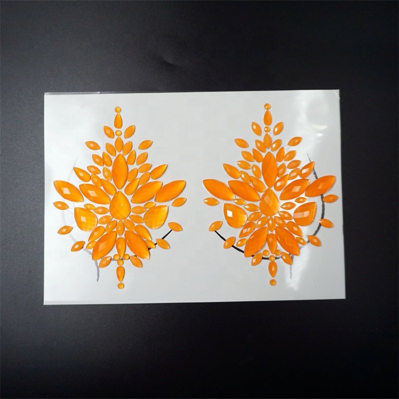 personalized Rhinestone Face Jewels Rave Party Body Gems Costumes Temporary Music Festival Body Jewels