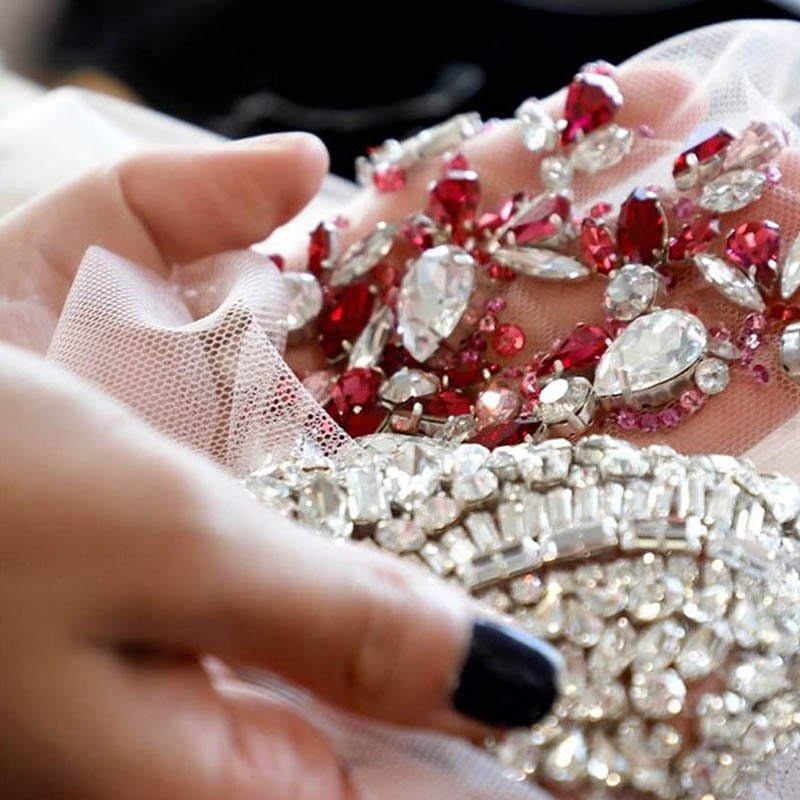 Shuaizhi Wholesale Round Drop Navette D Shape Glass Rhinestones With Claw Setting Sew on Stone Clothing DIY Decorate