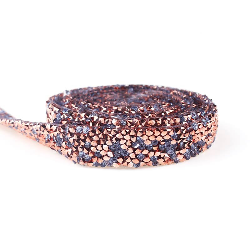 Motif Strass Chain Trim Applicator Ribbon Wholesale Crystal Hot Fix Rhinestone Glass Bag Packaging Paypal Colors High Grade