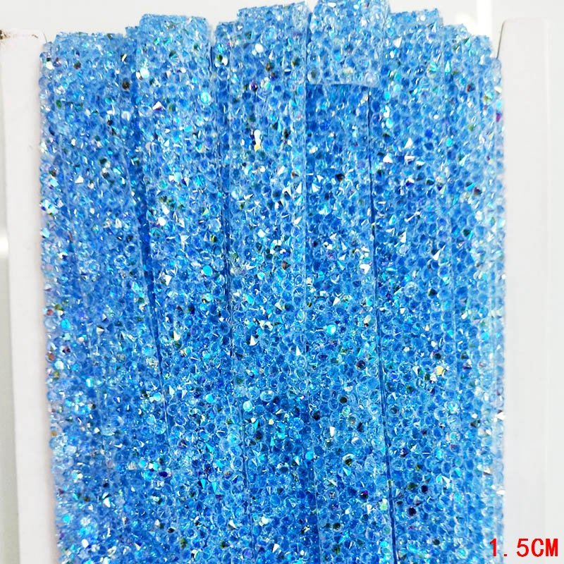 Motif Strass Chain Trim Applicator Ribbon Wholesale Crystal Hot Fix Rhinestone Glass Bag Packaging Paypal Colors High Grade
