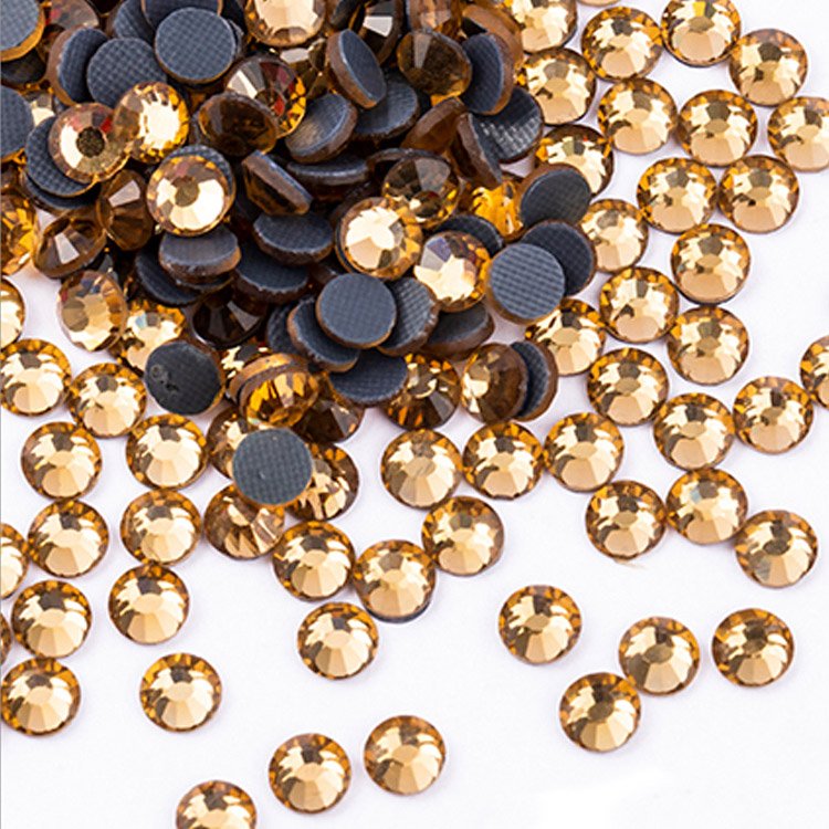 High Quality SS6-SS30 Better DMC Glass Hotfix Rhinestone Flat Back Hot Fix Crystal AB Rhinestone for Iron On Crystal Design