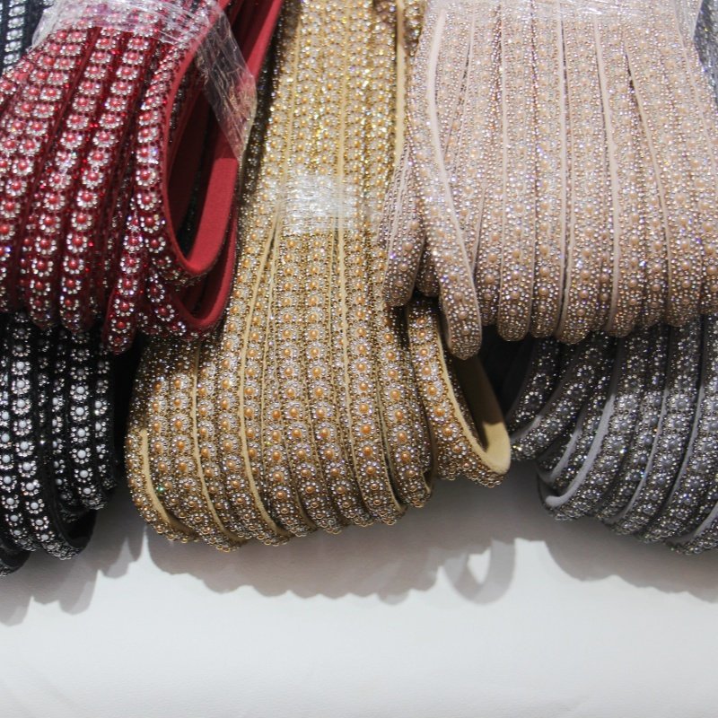 Factory Wholesale Rhinestone Hoodie Rope Crystal Rhinestone Pipe Rope Made Available For Bag Shoe Clothing