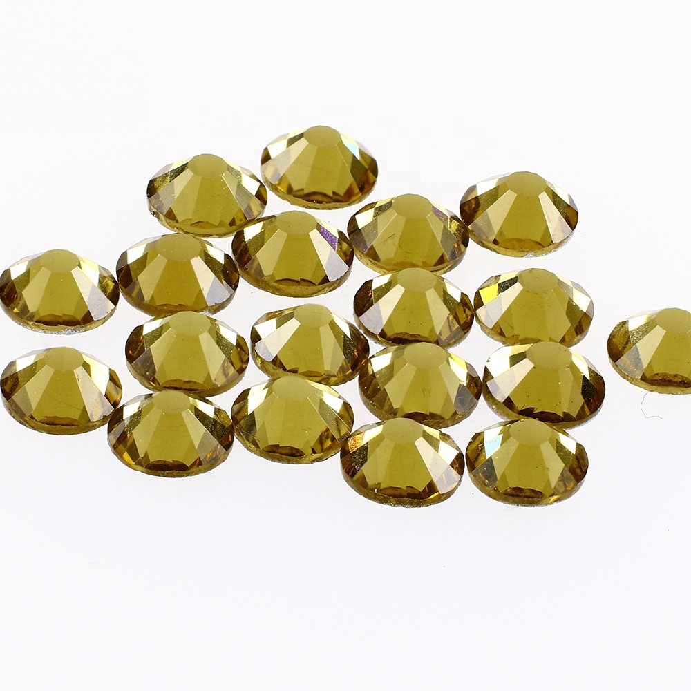 Dongzhou high quality multicolour non-hotfix glass rhinestones wholesale lead-free crystal stone beads for wedding dresses