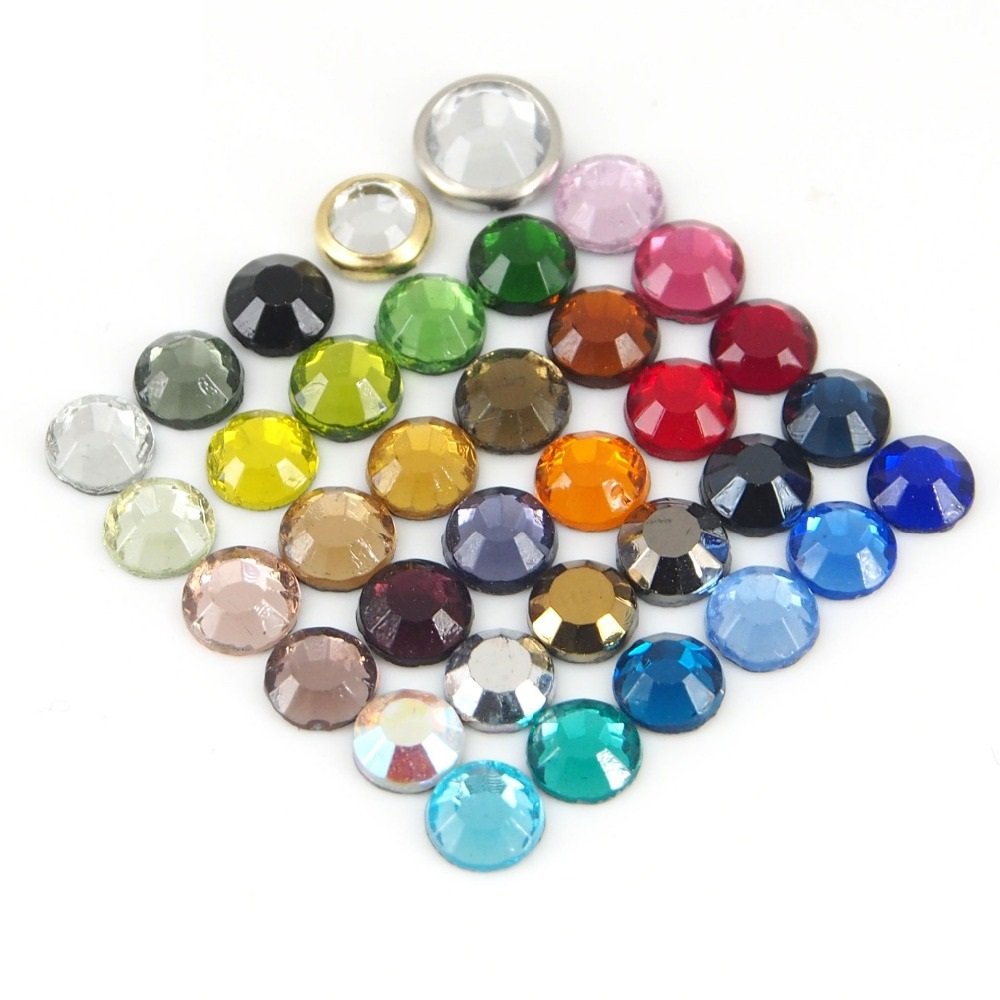 Korean hot fix rhinestone crystal hotfix rhinestone clear color crystal hot fix stone rhinestone For Wedding Dress
