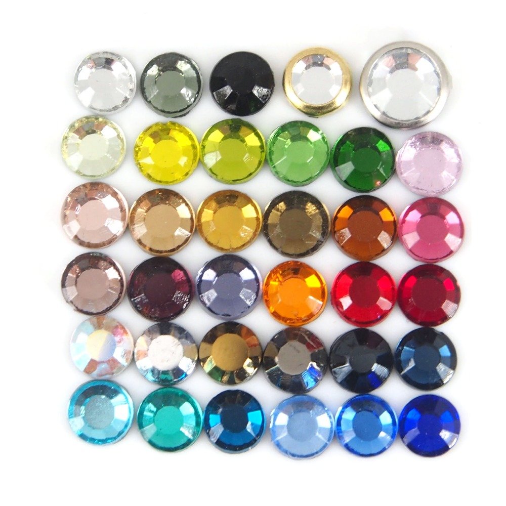 Korean hot fix rhinestone crystal hotfix rhinestone clear color crystal hot fix stone rhinestone For Wedding Dress